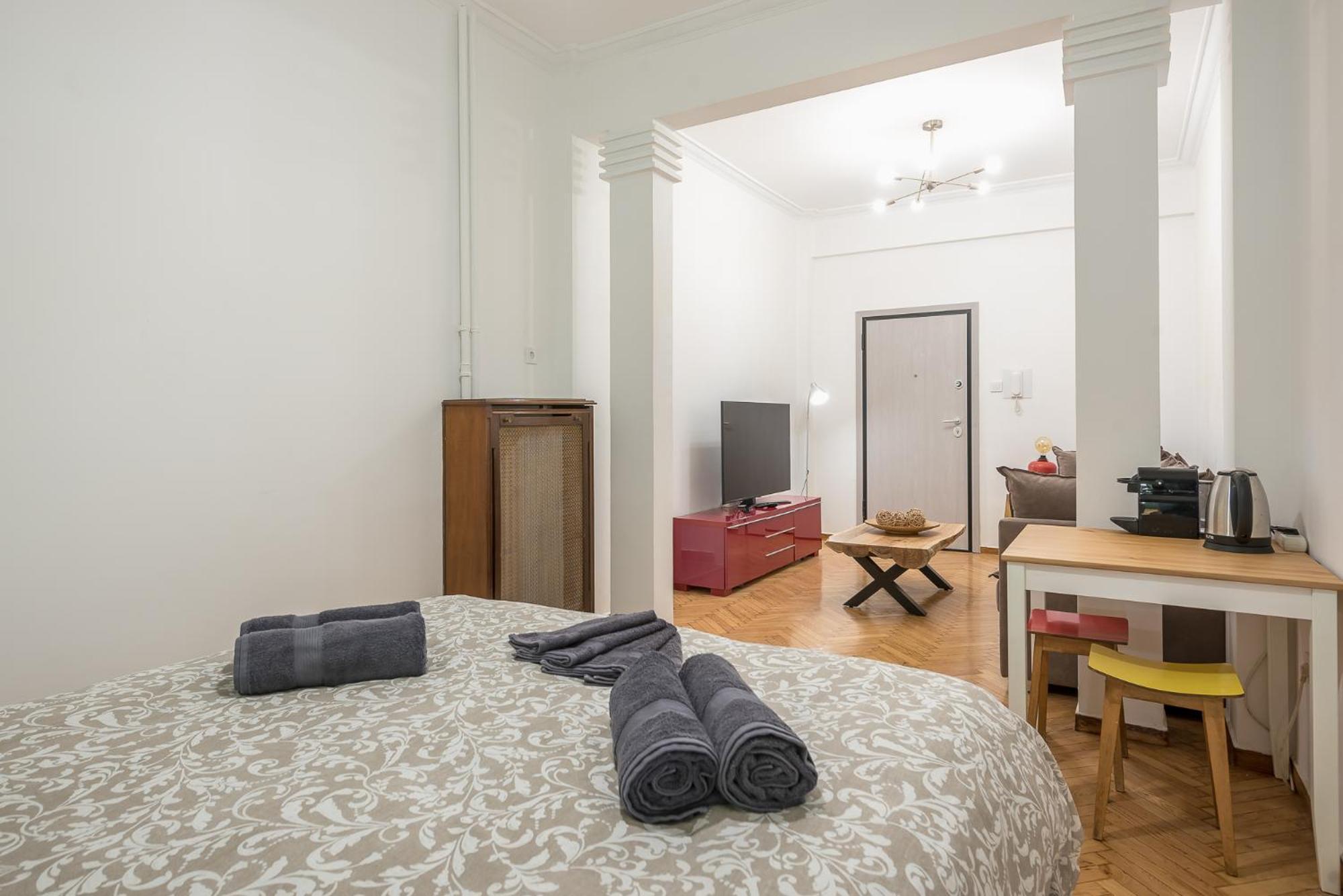 Stylish Luxury Apartment At Ampelokipi Metro Station アテネ エクステリア 写真
